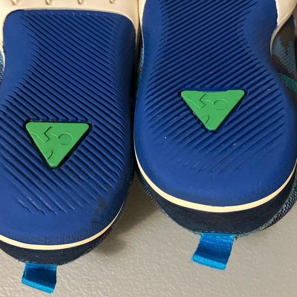 PLAE TY Blue Camo Sneakers with Insoles, UNISEX - Size 10.5 (GUC) - Picture 9 of 9